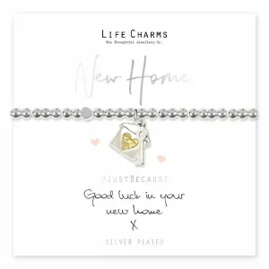 Life Charms Good Luck In Your New Home Bracelet