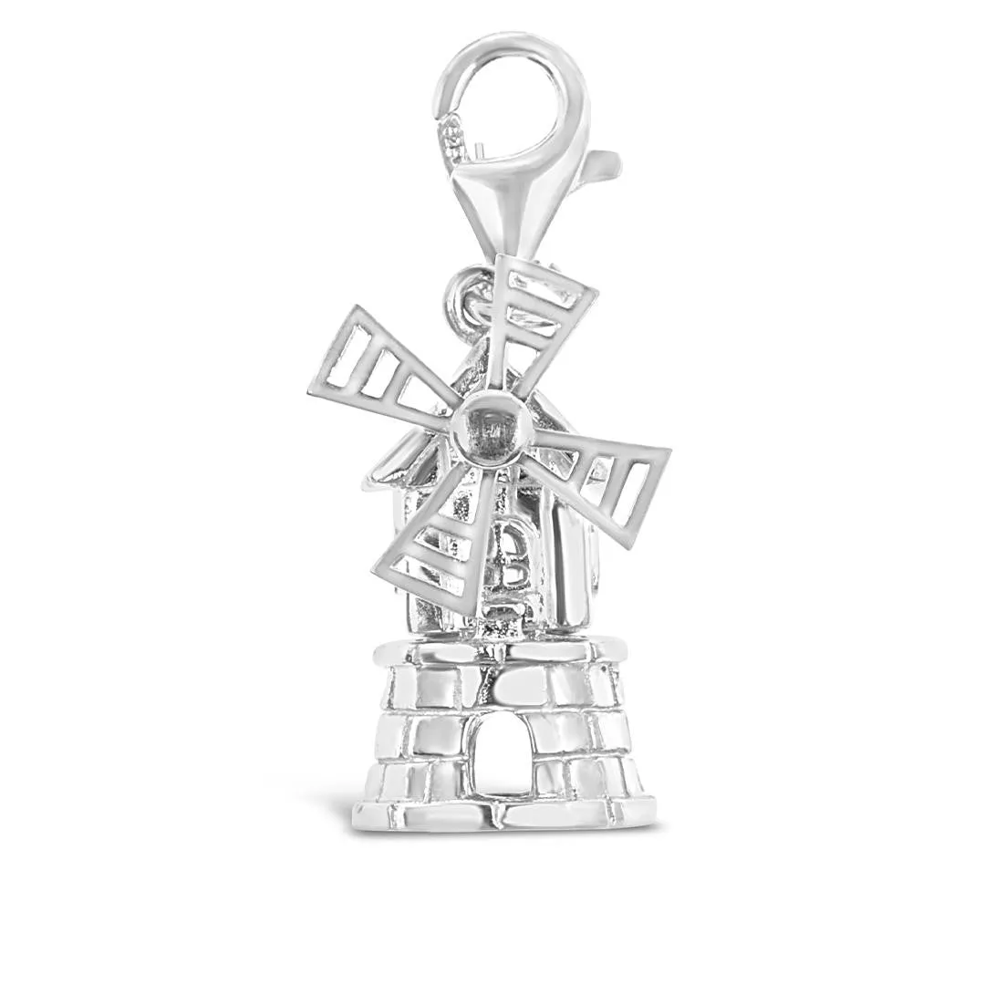 Magical Charm | Windmill - Peace - Silver