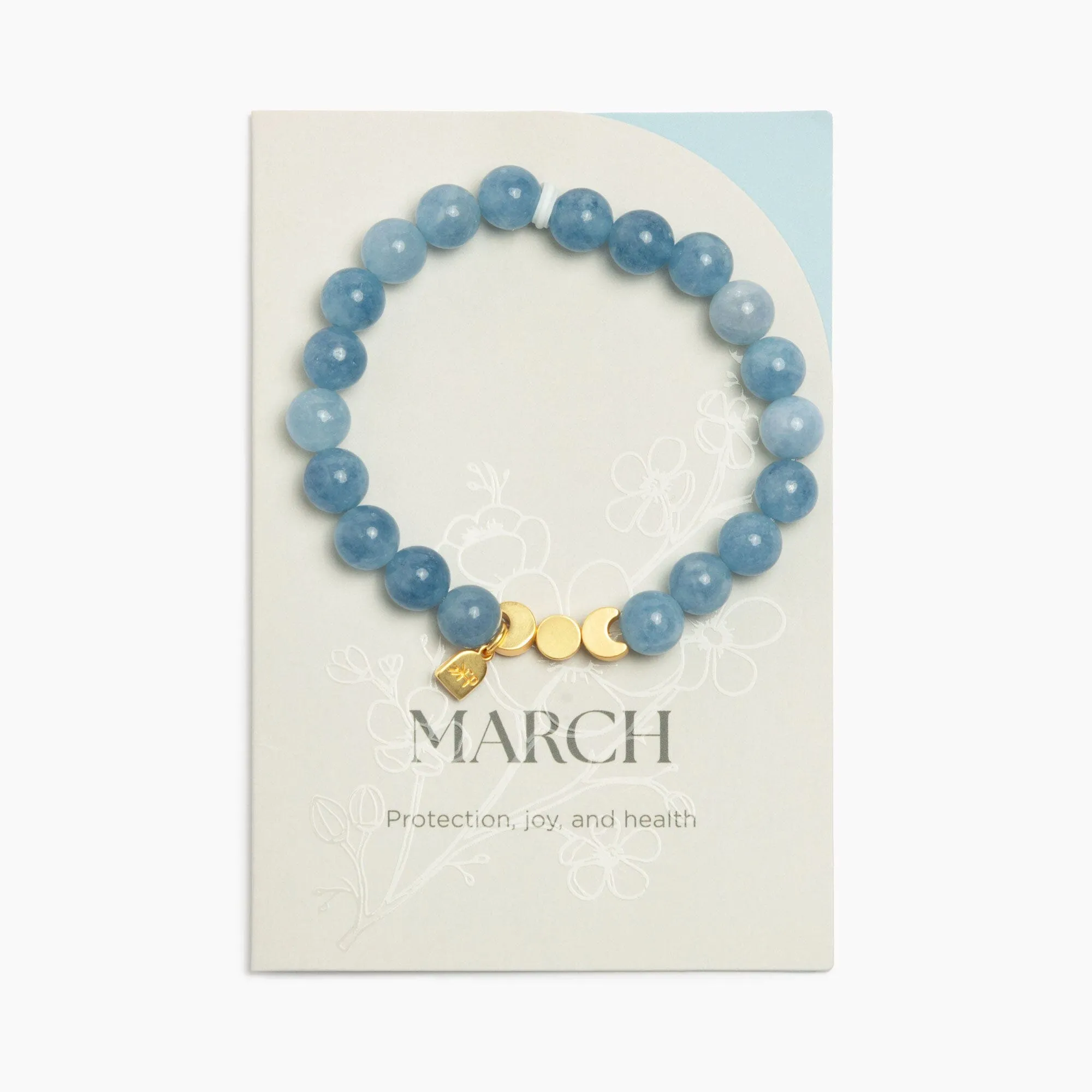 March Birthstone Bracelet