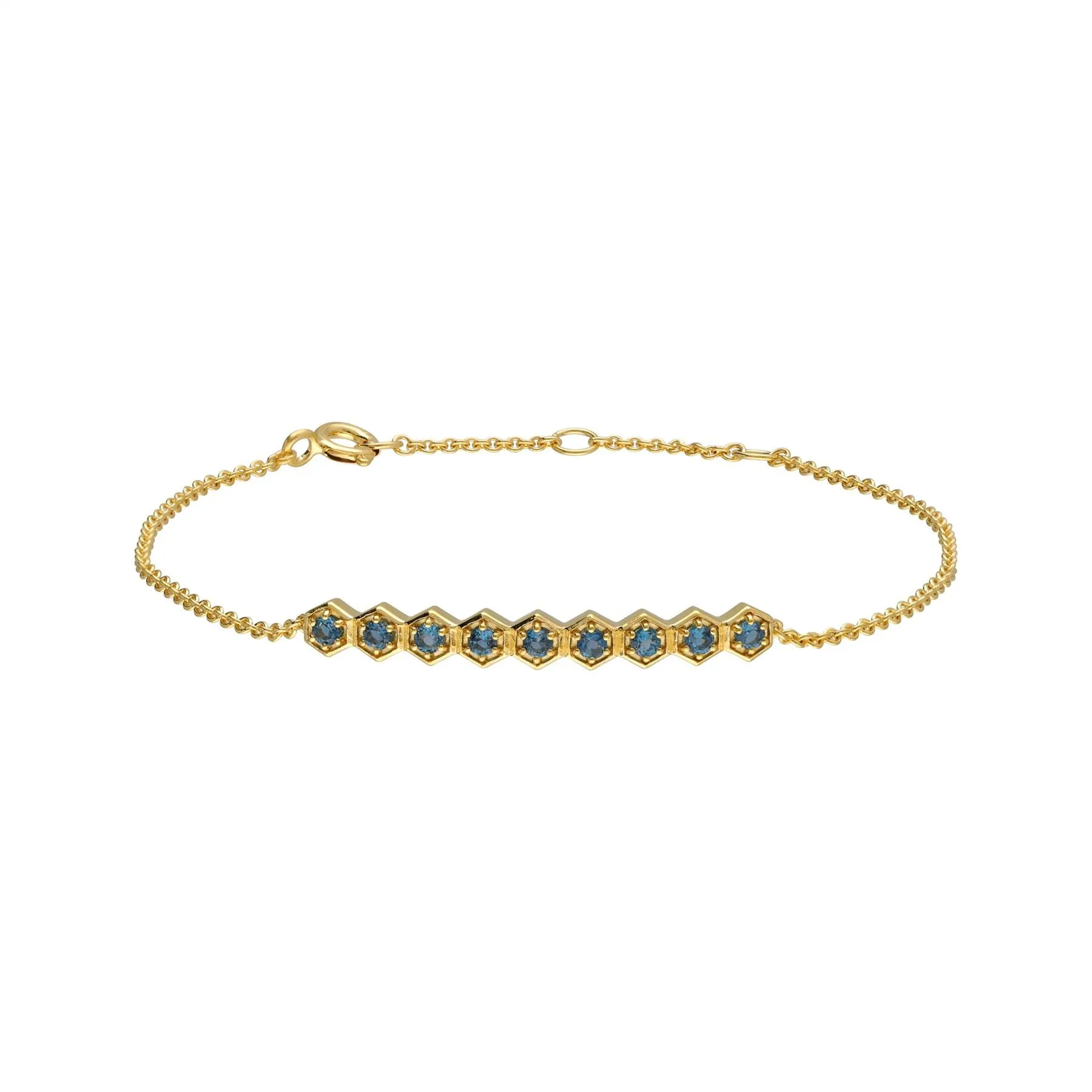 Moderne Glam Topas Funkel Stangen Armband