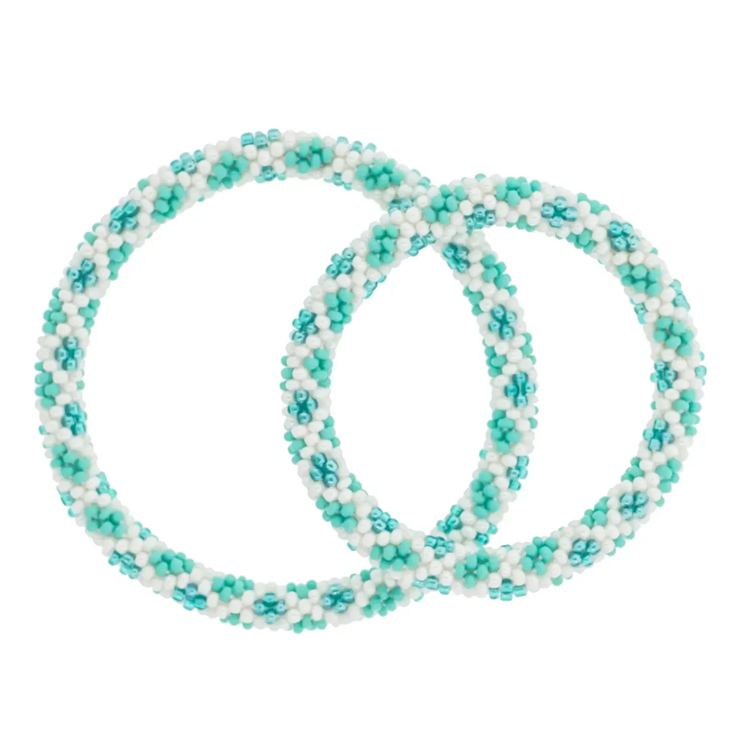 Mommy & Me Aquamarine Bracelet Set