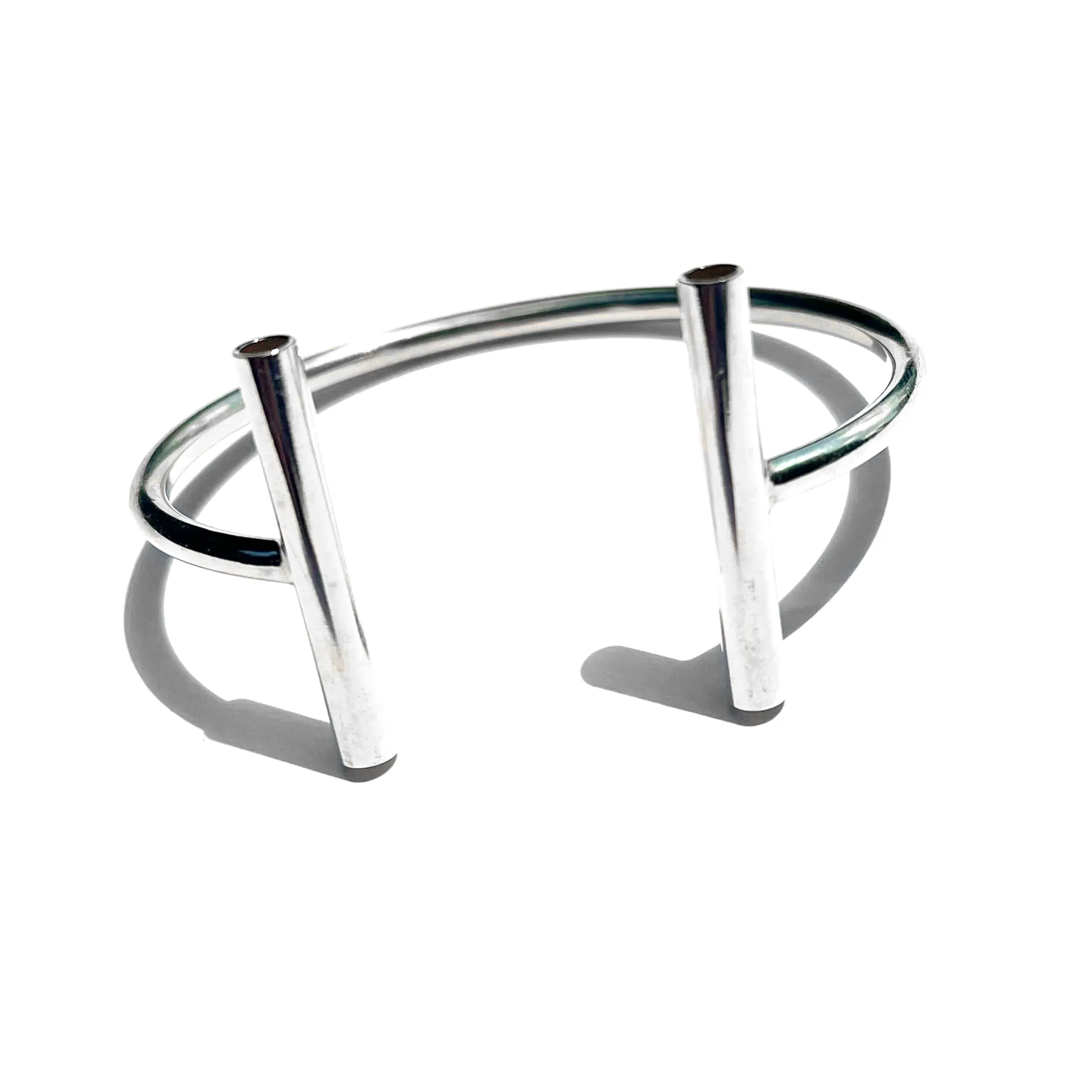 MPR x NU/NUDE Double Perpendicular Cuff Bracelet