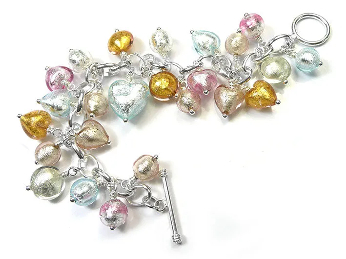 Murano Glass Bracelet - Sherbet