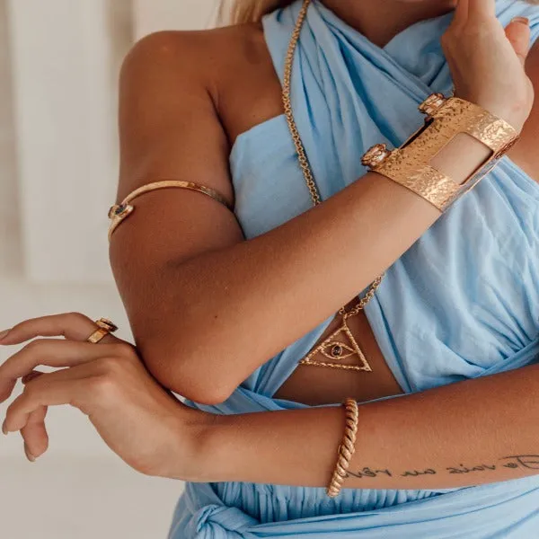 Mystic Topaz KIARA Lower Arm Band: A Timeless, Sustainable Piece