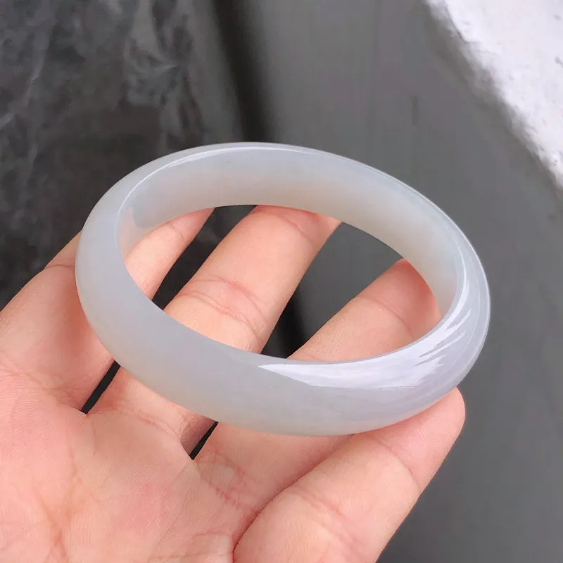 Natural Jade Bangle Jadeite Bangle Internal Diameter 55.6mm NBE094