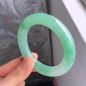 Natural Jade Bangle Jadeite Bangle Internal Diameter 56.7mm NBE051