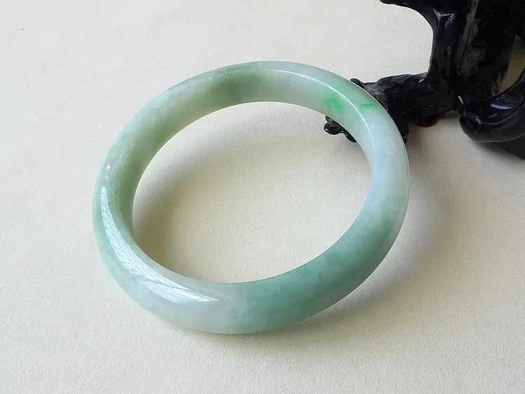 Natural Jade Bangle Jadeite Bangle Internal Diameter 59.3mm BER021