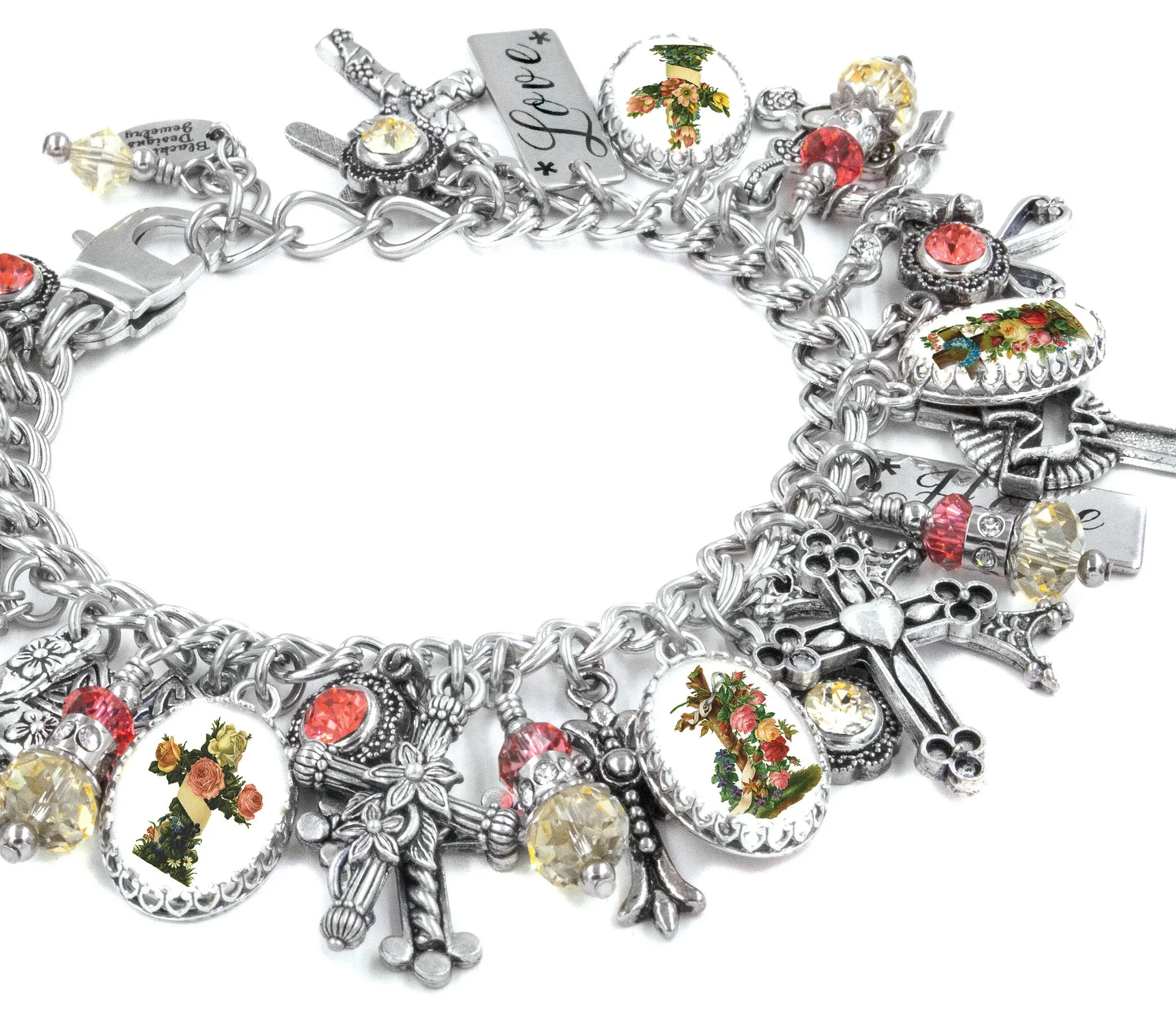 Old Rugged Cross Charm Bracelet