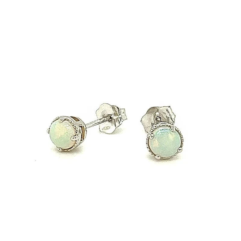 Opal Stud Earrings