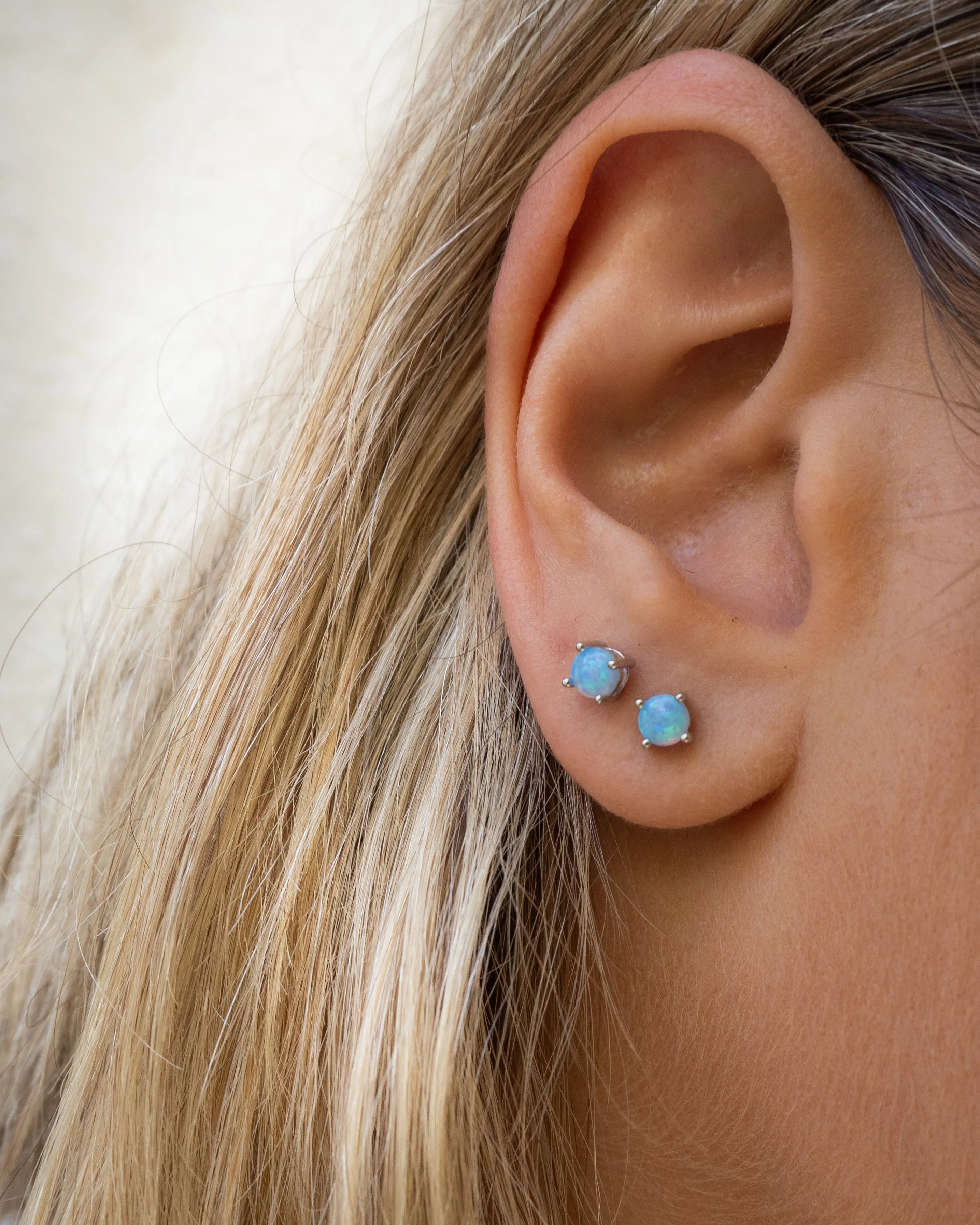 Opal Studs | Blue