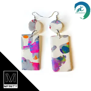 Paintonia Drywall Clay earrings