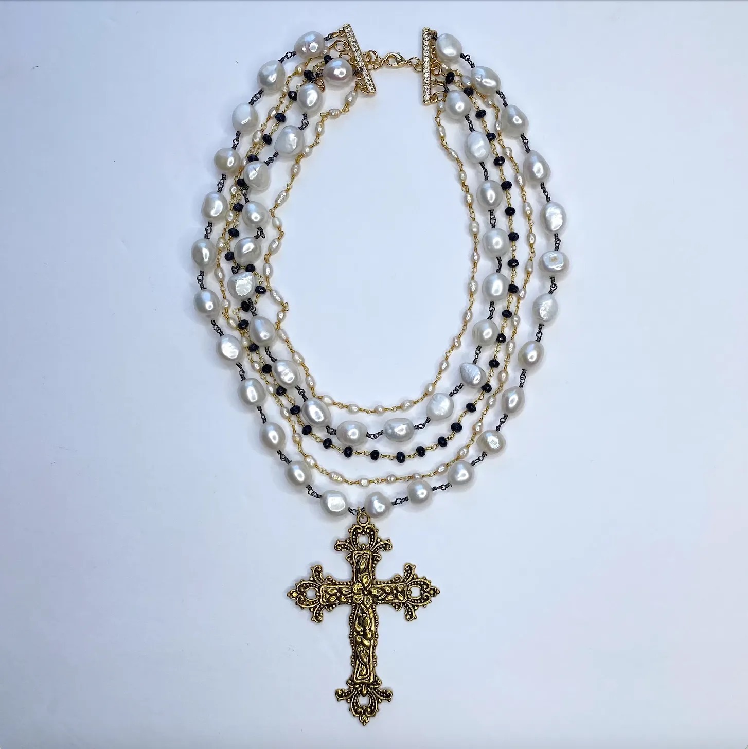 Palazzolo Baroque Pearl Necklace