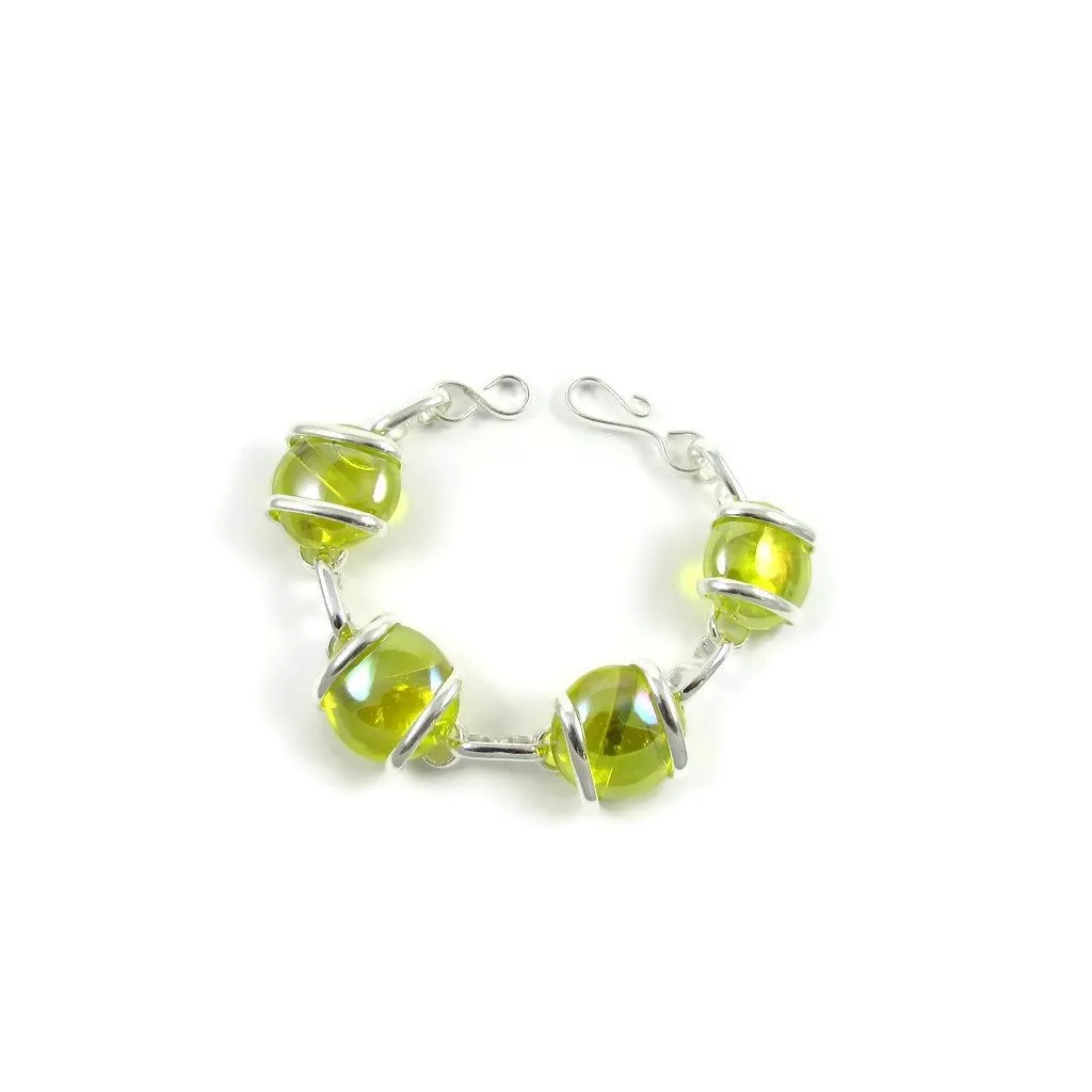 Parallel Bracelet - Crystal Yellow