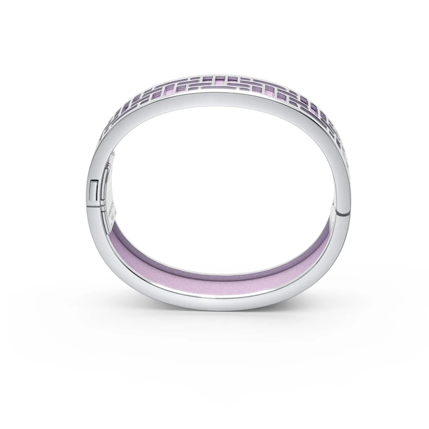 Pavilion Bangle - Frangipani Pink - Sterling Silver