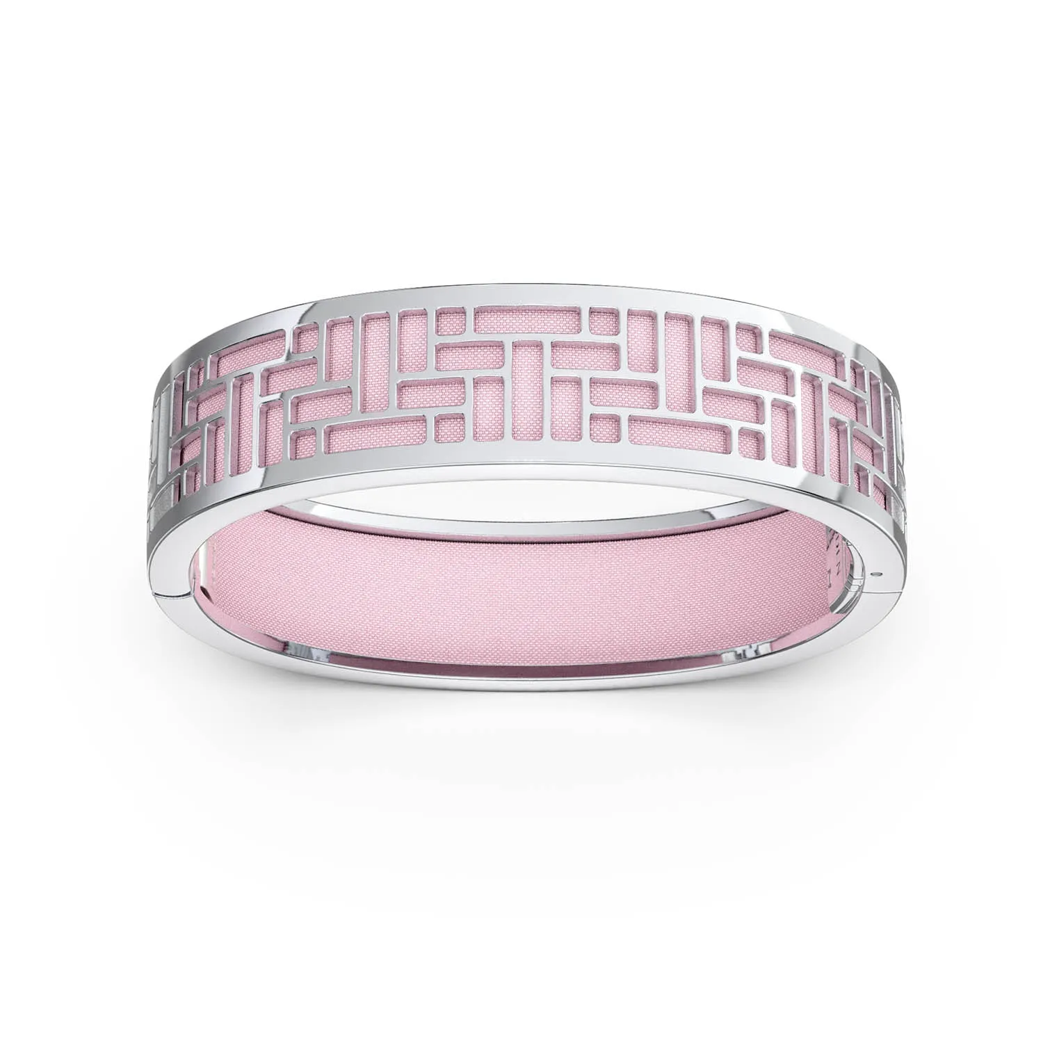 Pavilion Bangle - Shophouse Pink - Sterling Silver