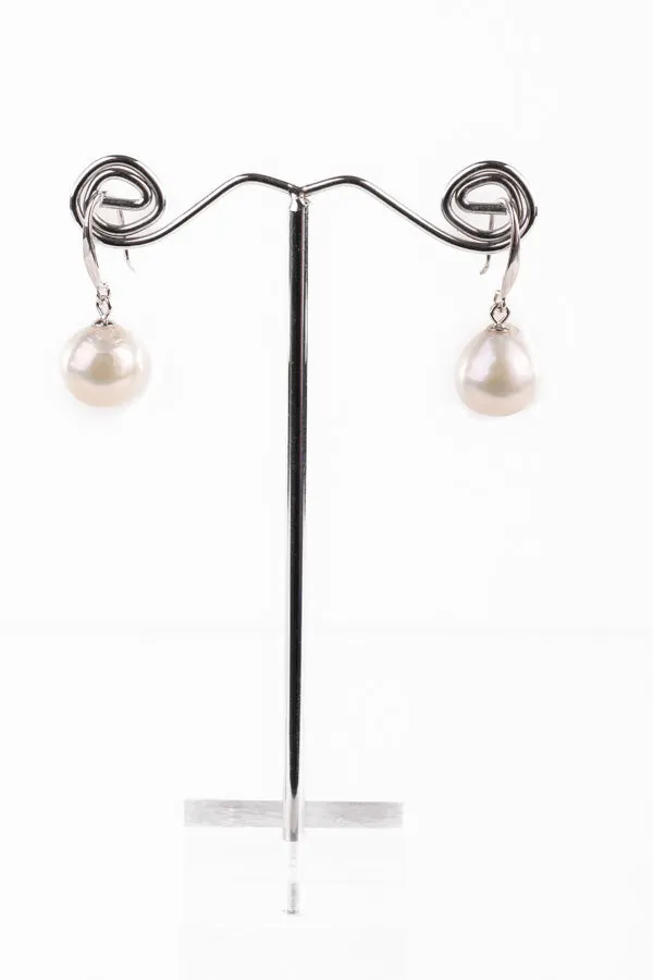 Pearl Shepherd Hooks - P41 11-12mm White