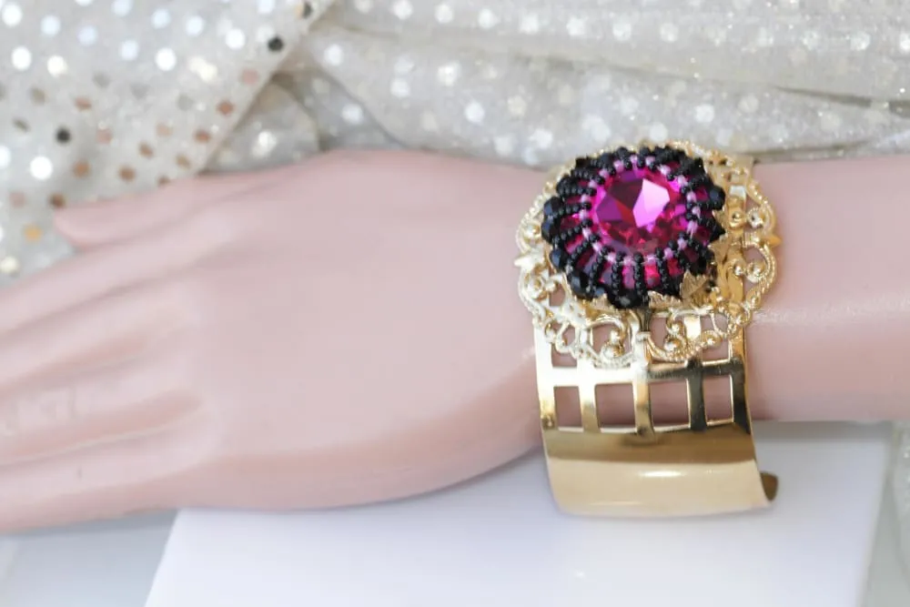 PINK CUFF BRACELET