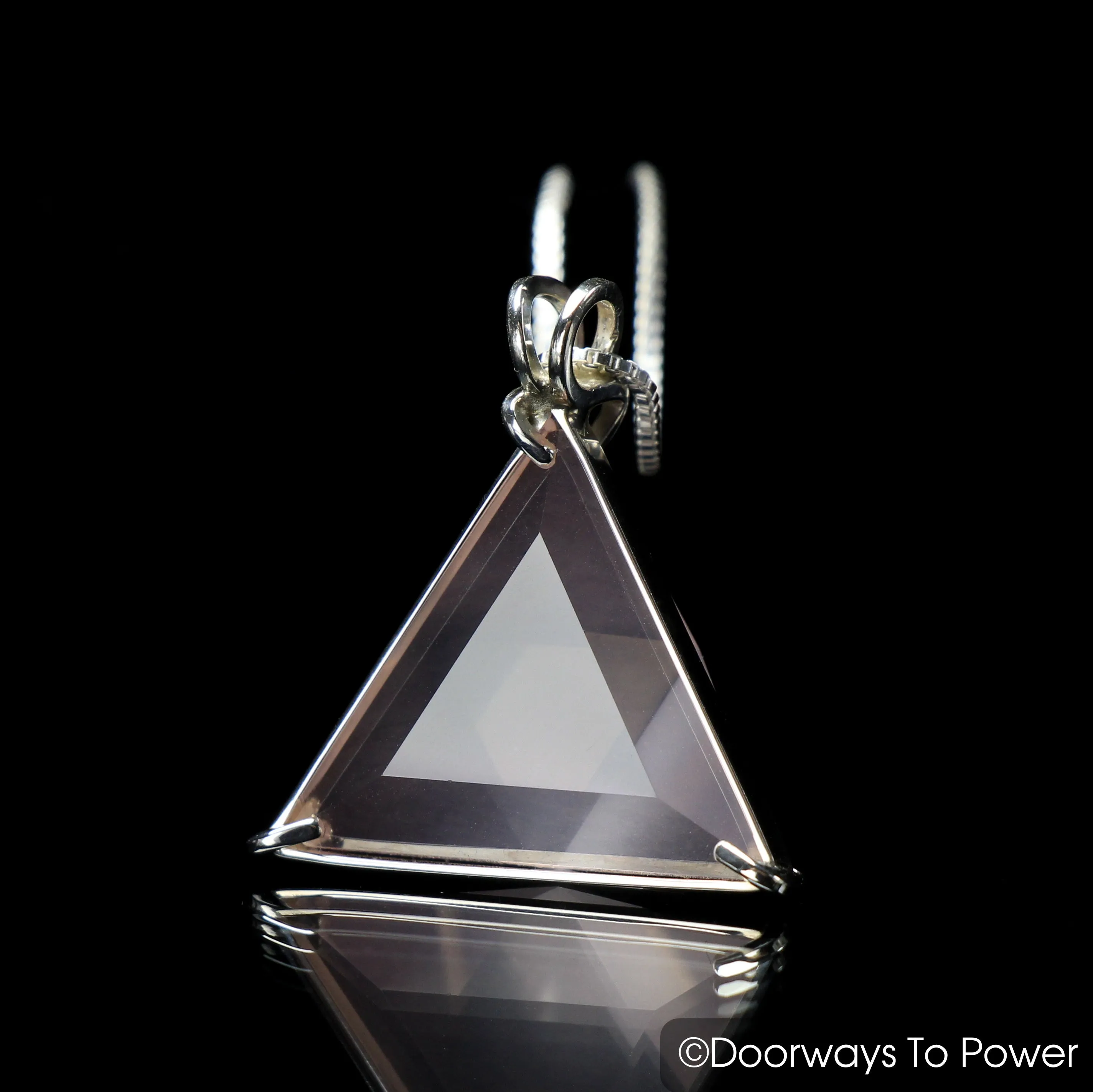 Rose Quartz Star of David Vogel Crystal Pendant