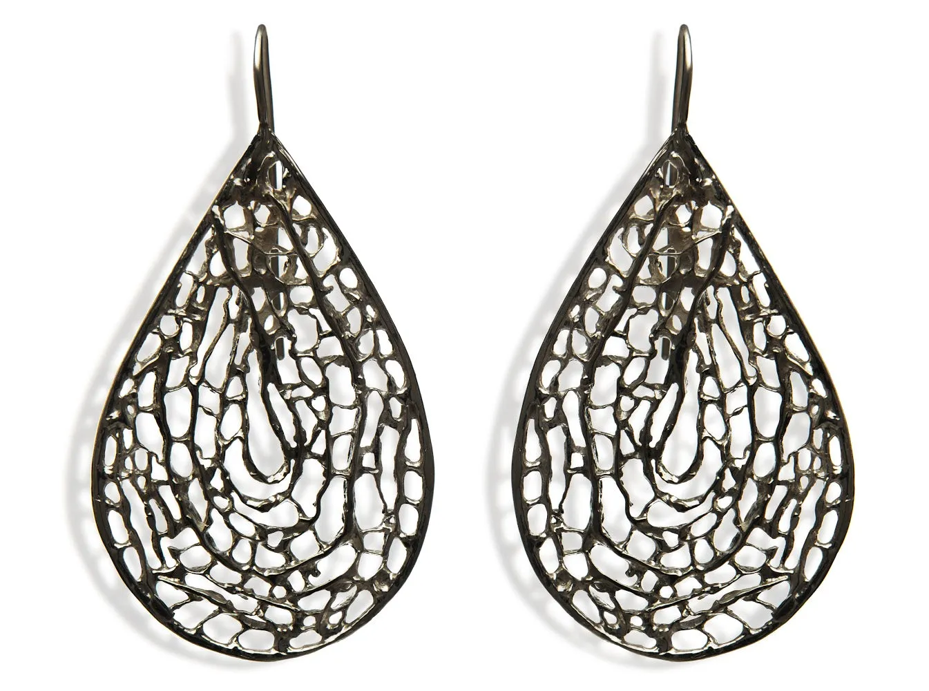 Sea Fan Large French Hook Earring