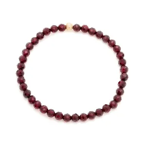 Social Mini Bracelet | Garnet