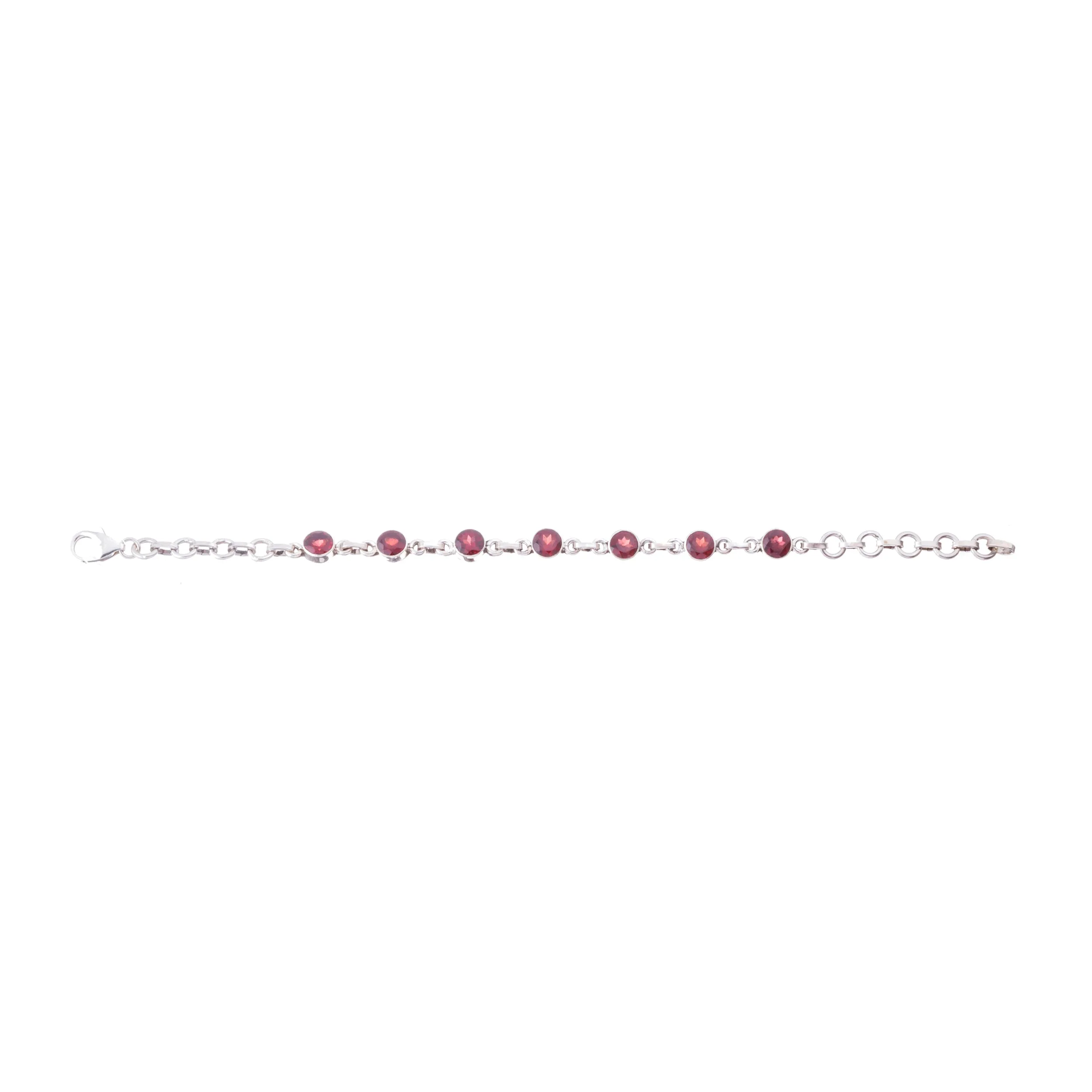 Sol Garnet Bracelet, Sterling Silver