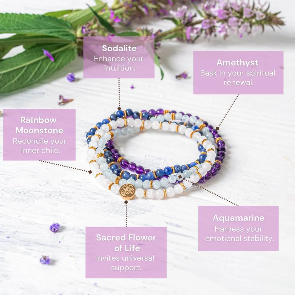 Spiritual Healing Bracelet Pack of 4