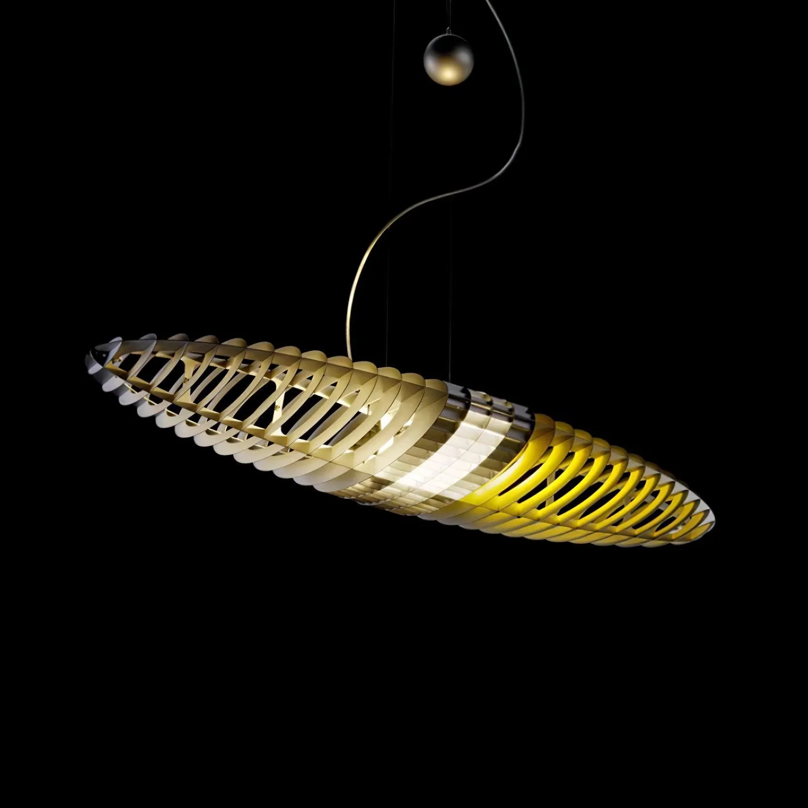 Star Ship Pendant Lamp 27.5″- 3.1″