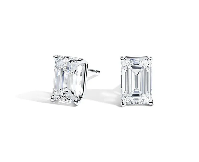 Sterling Silver 1CT Cubic Zircon Earrings