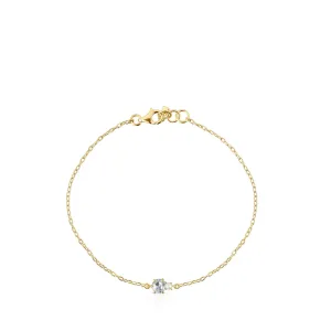 Tous Mini Ivette Bracelet in Gold with Topaz and Pearl 912191040