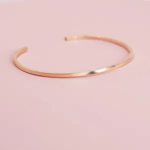 Twisted 10K Gold Cuff Bracelet